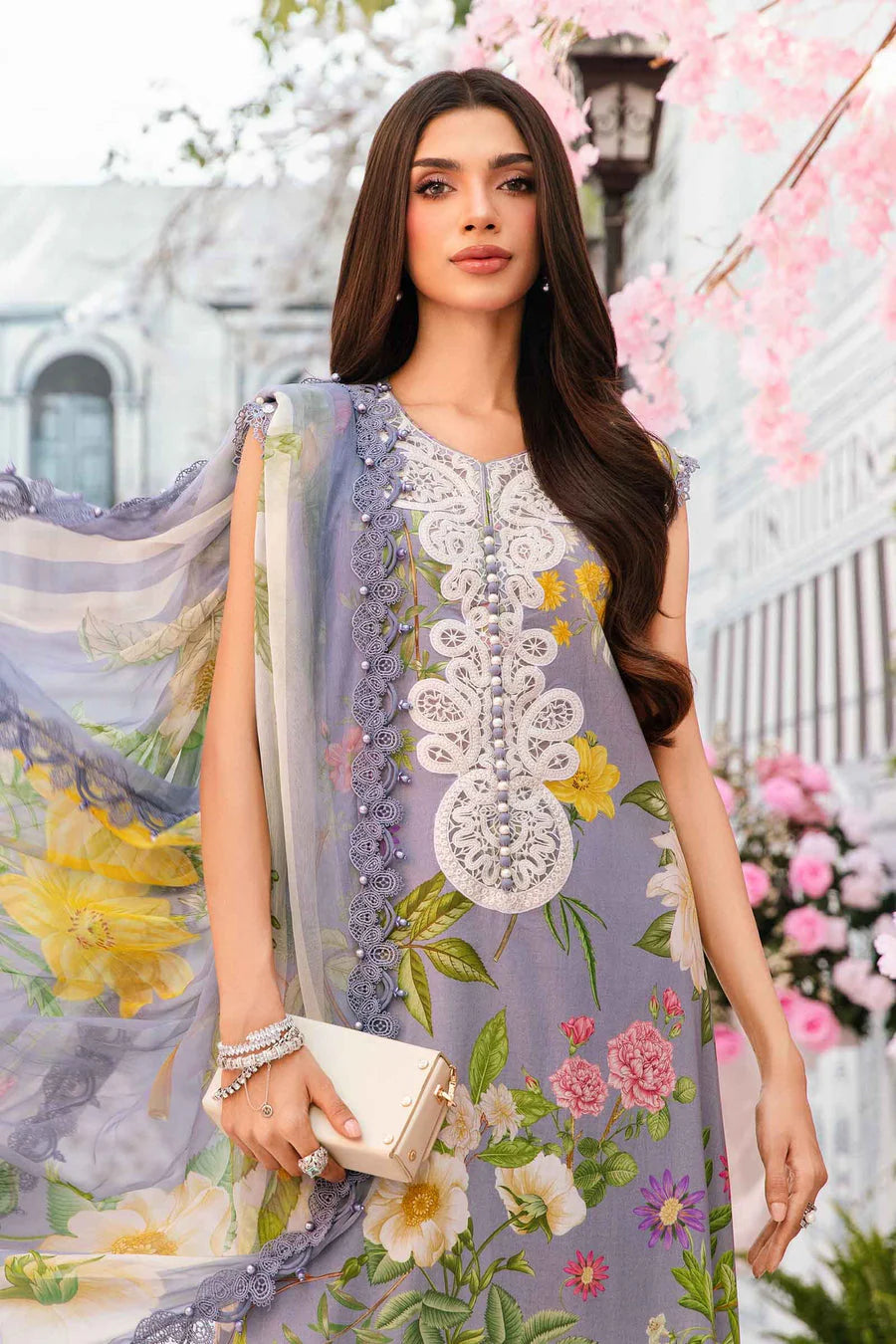 Maria.B Unstitched Mprints '25 - MPT-2604-A