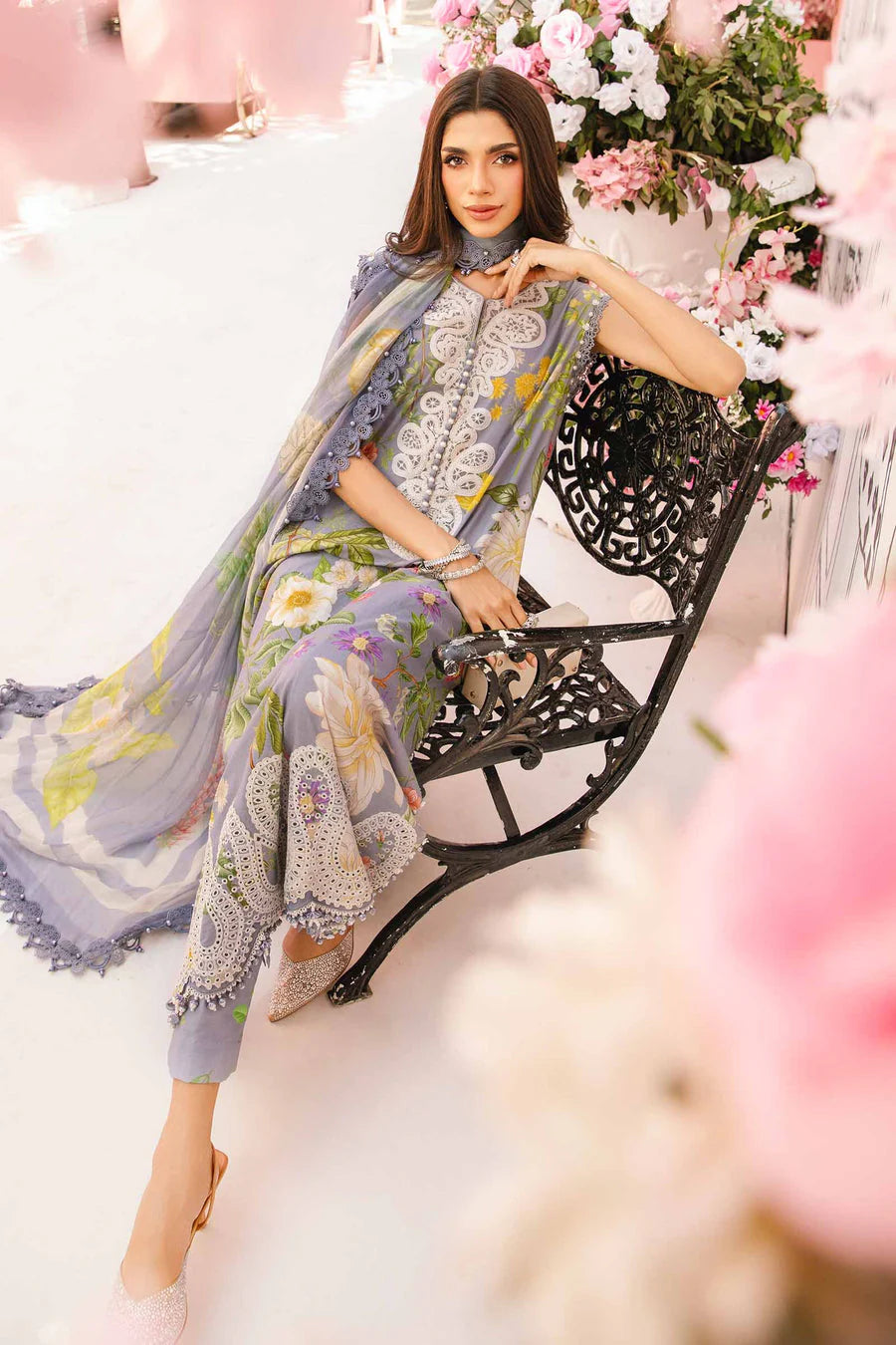 Maria.B Unstitched Mprints '25 - MPT-2604-A