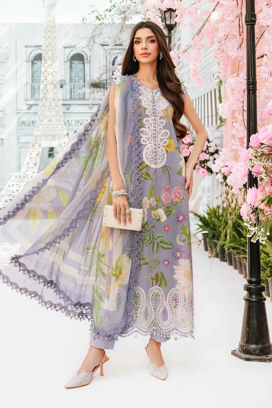 Maria.B Unstitched Mprints '25 - MPT-2604-A