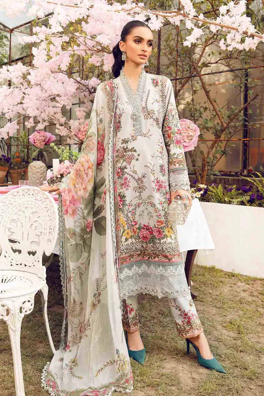 Maria.B Unstitched Mprints '25 - MPT-2605-B