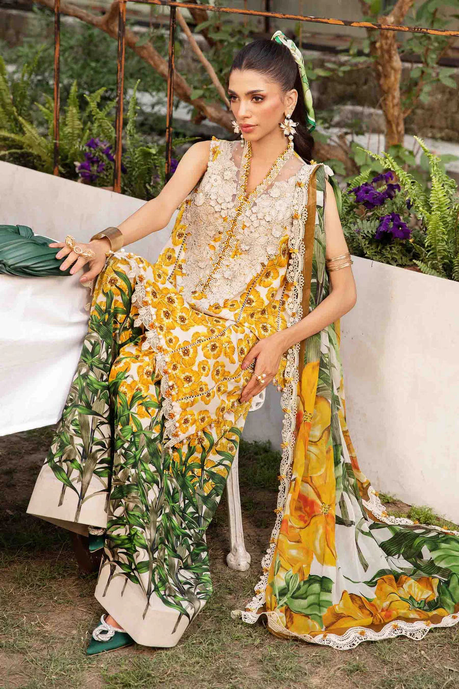 Maria.B Unstitched Mprints '25 - MPT-2606-A
