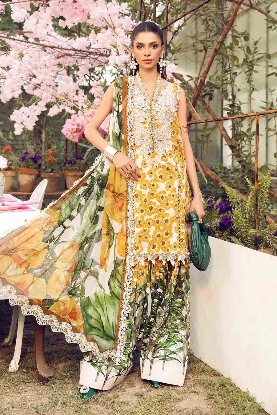 Maria.B Unstitched Mprints '25 - MPT-2606-A