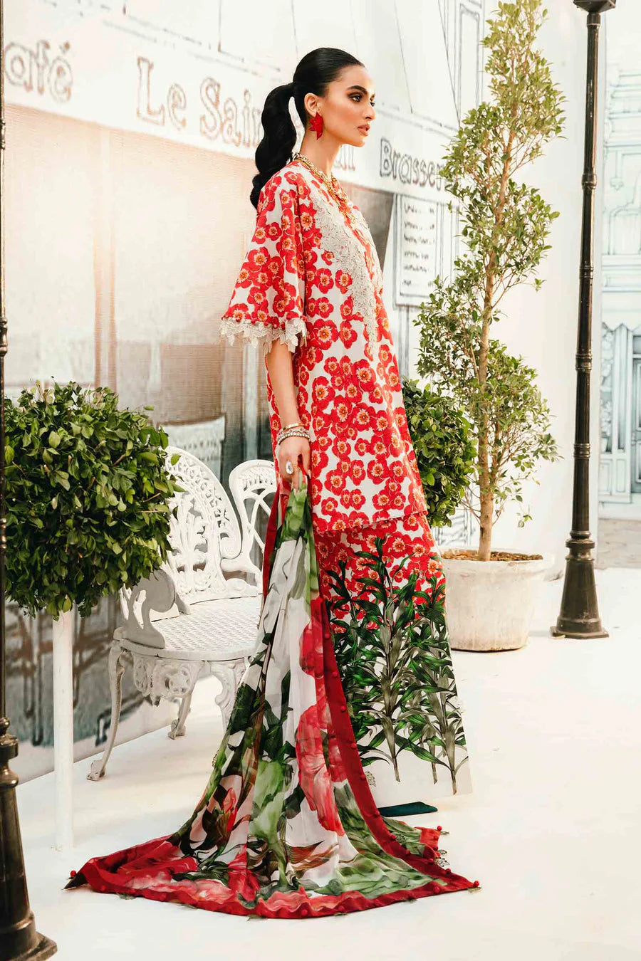 Maria.B Unstitched Mprints '25 - MPT-2606-B