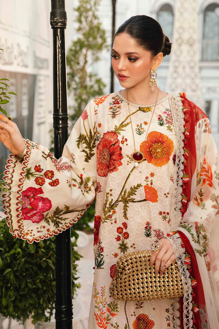 Maria.B Unstitched Mprints '25 - MPT-2607-A