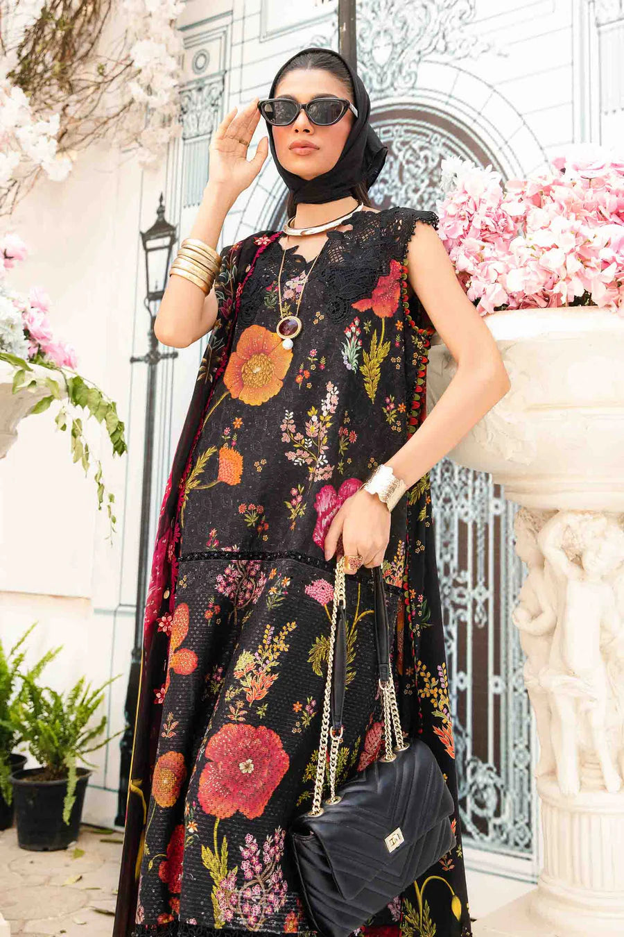 Maria.B Unstitched Mprints '25 - MPT-2607-B