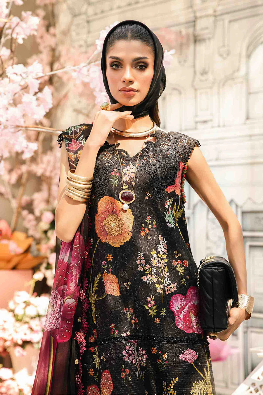 Maria.B Unstitched Mprints '25 - MPT-2607-B