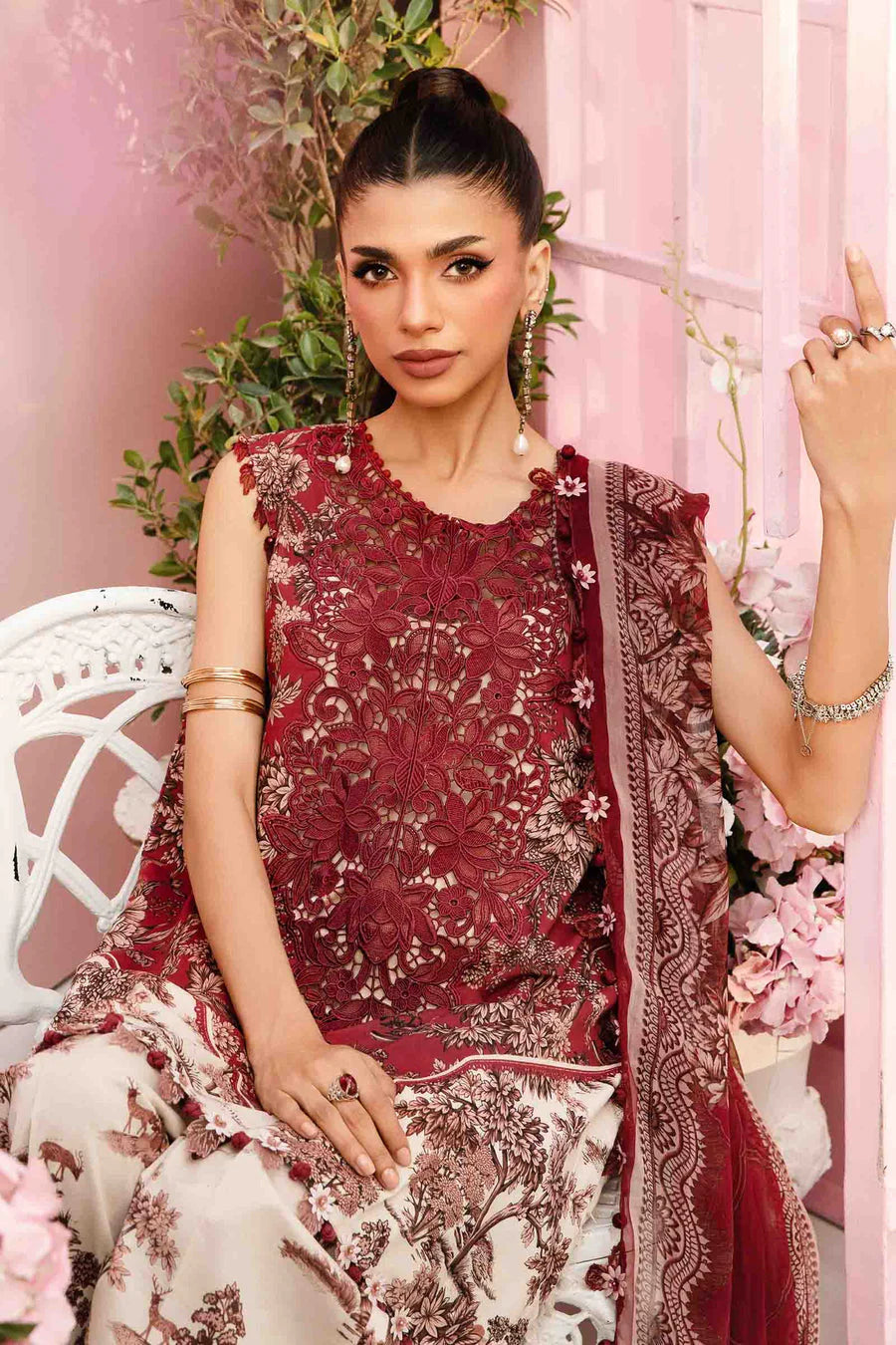 Maria.B Unstitched Mprints '25 - MPT-2608-A