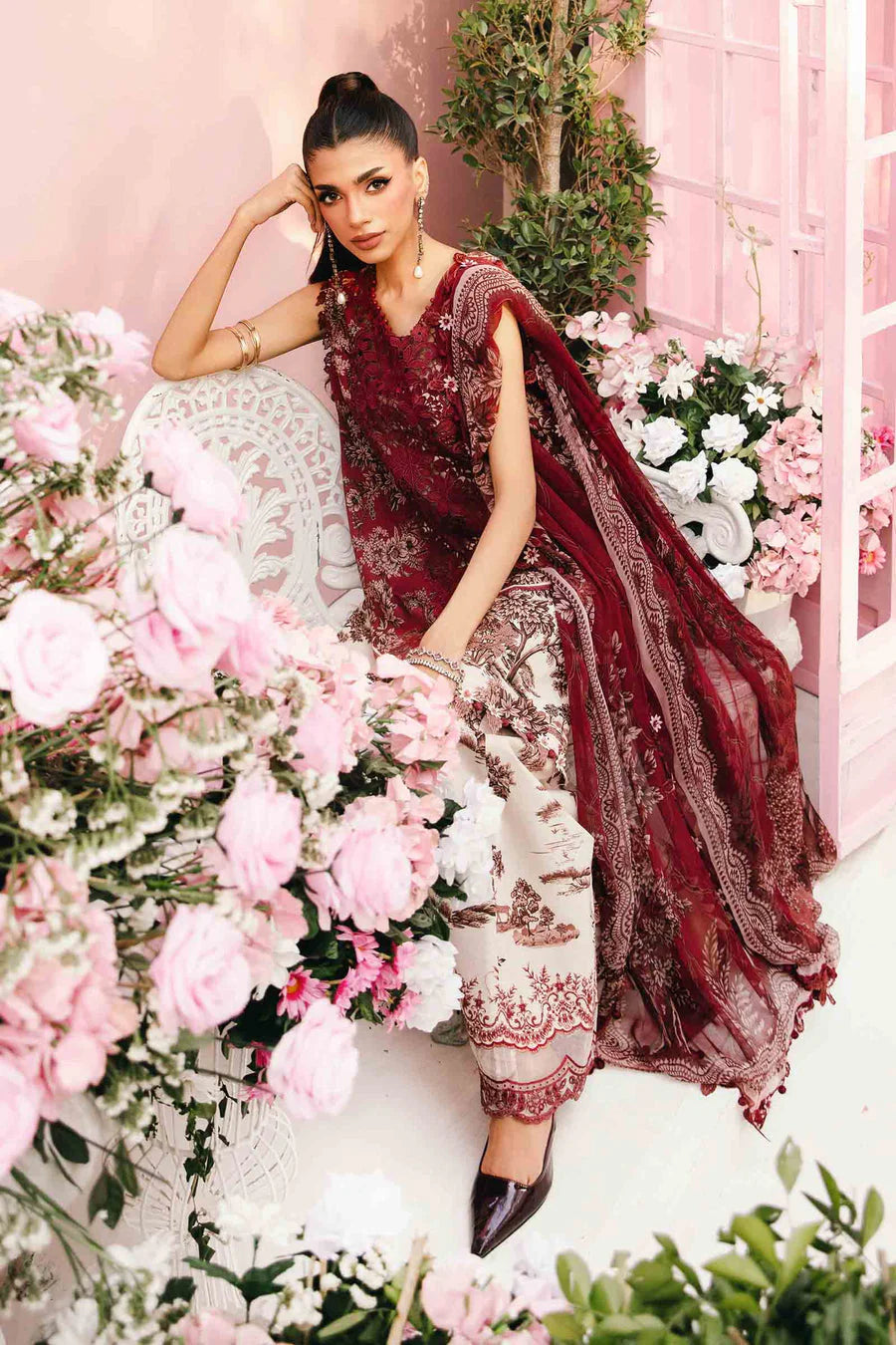 Maria.B Unstitched Mprints '25 - MPT-2608-A
