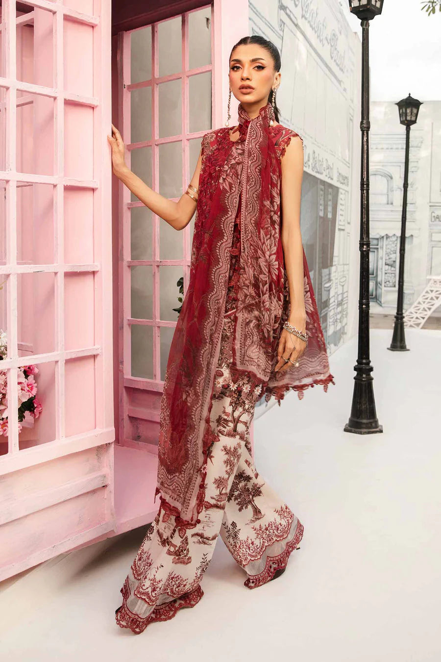 Maria.B Unstitched Mprints '25 - MPT-2608-A