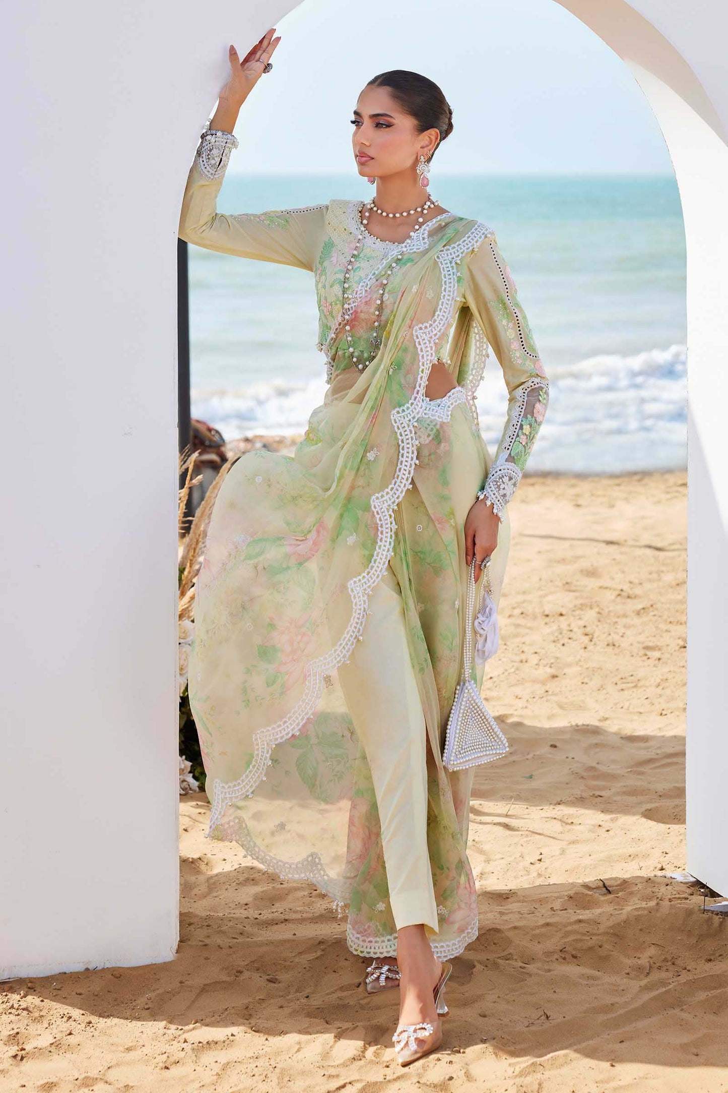 MARIA B Eid Luxury Lawn 2025 | EID LAWN-25-04