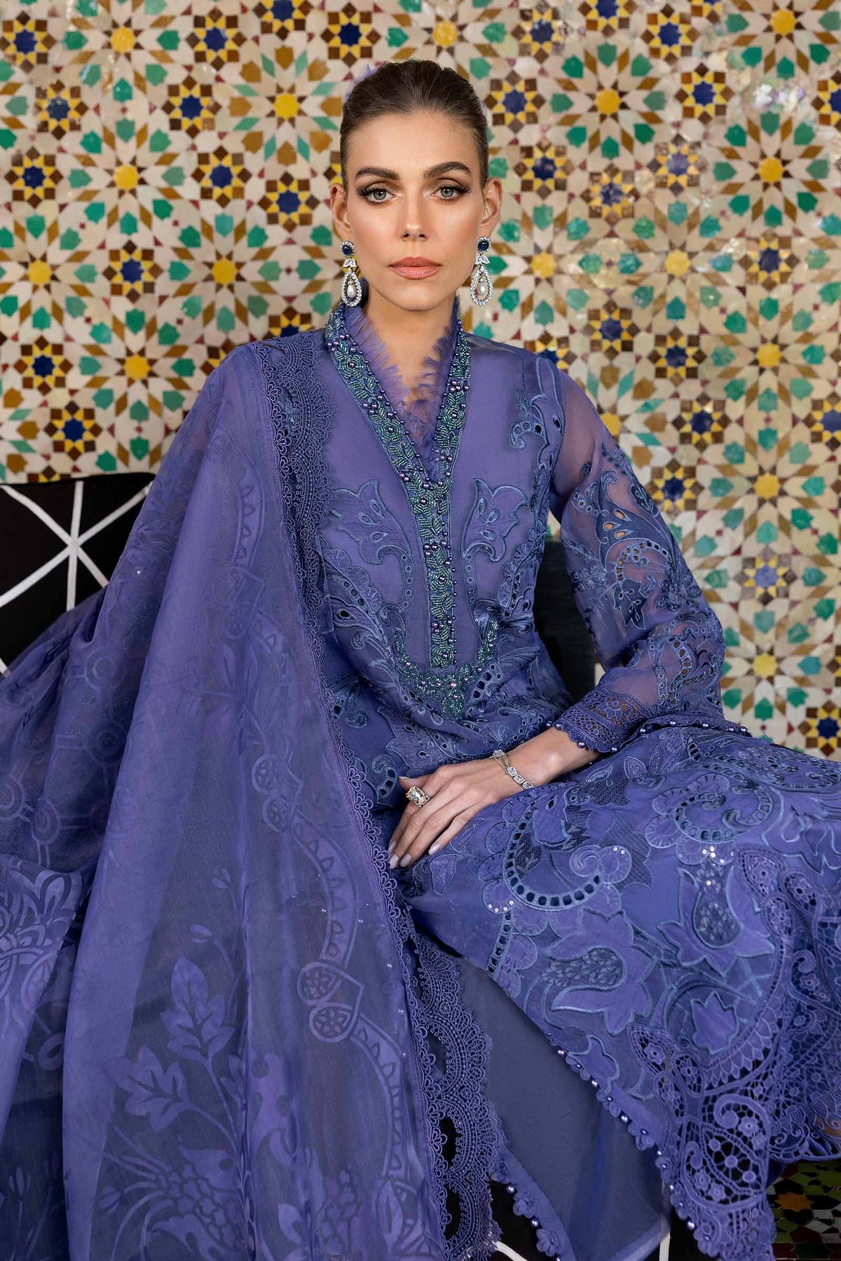 MARIA B Luxury Lawn 2025 | D-2506-B