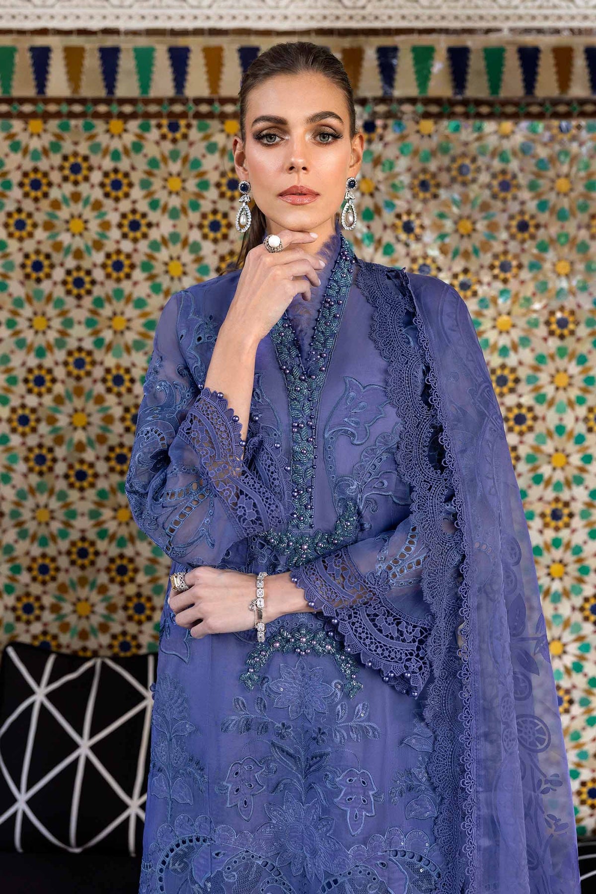 MARIA B Luxury Lawn 2025 | D-2506-B