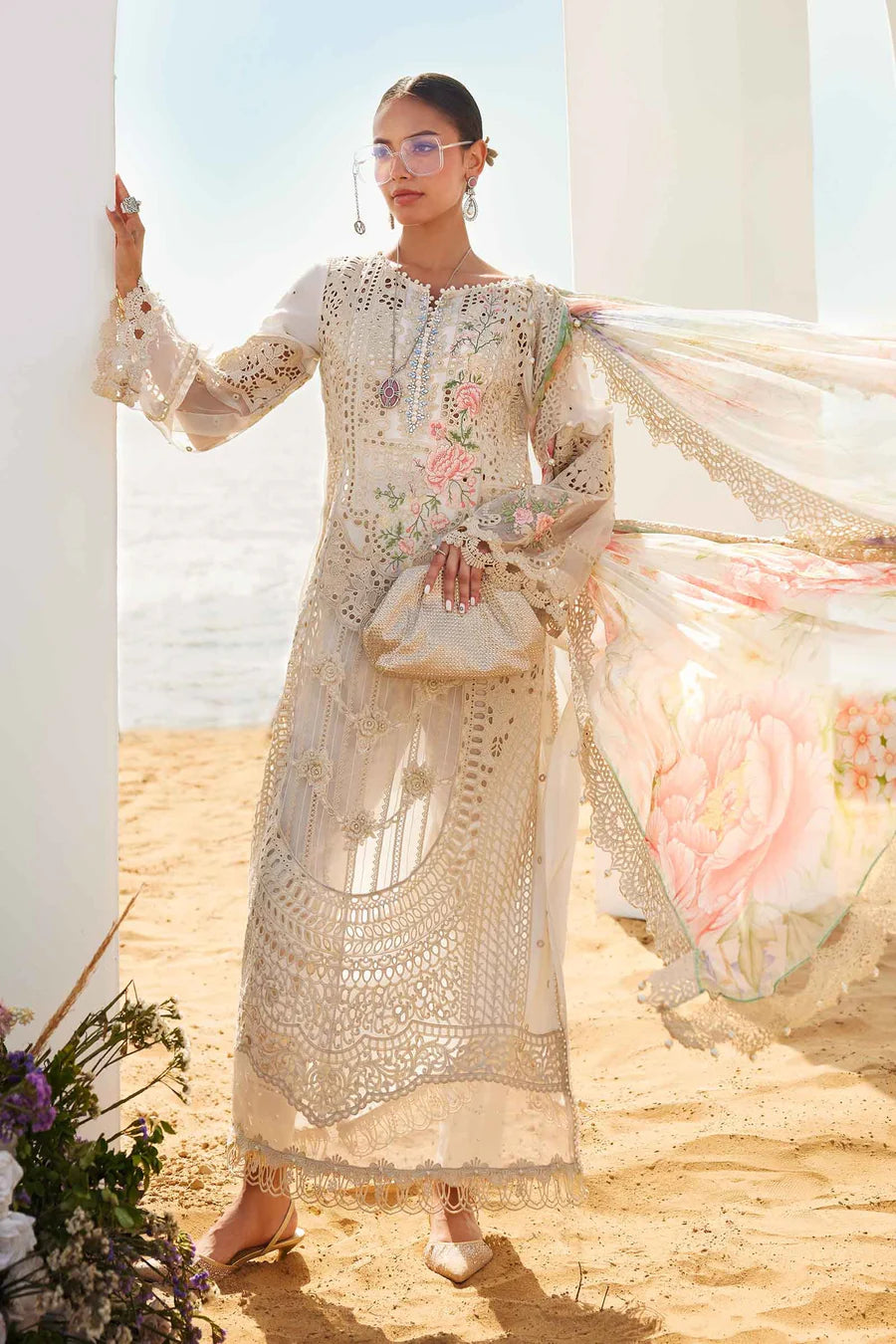 MARIA B Eid Luxury Lawn 2025 | EID LAWN-25-07