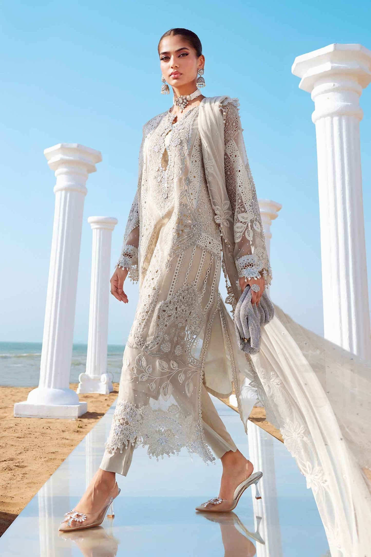 MARIA B Eid Luxury Lawn 2025 | EID LAWN-25-09