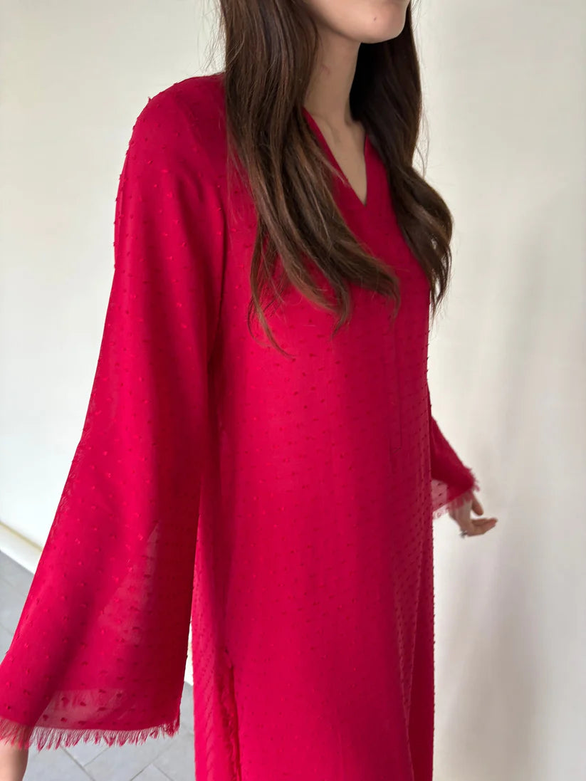 RED DHAAGA SET | Sak Atelier