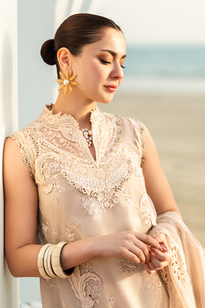Qalamkar Luxury Lawn | Sahil 2025 | FK-01 SOPHIA