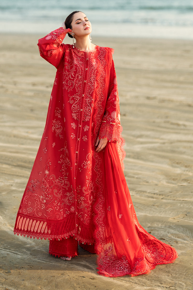 Qalamkar Luxury Lawn | Sahil 2025 | FK-07 BELLA