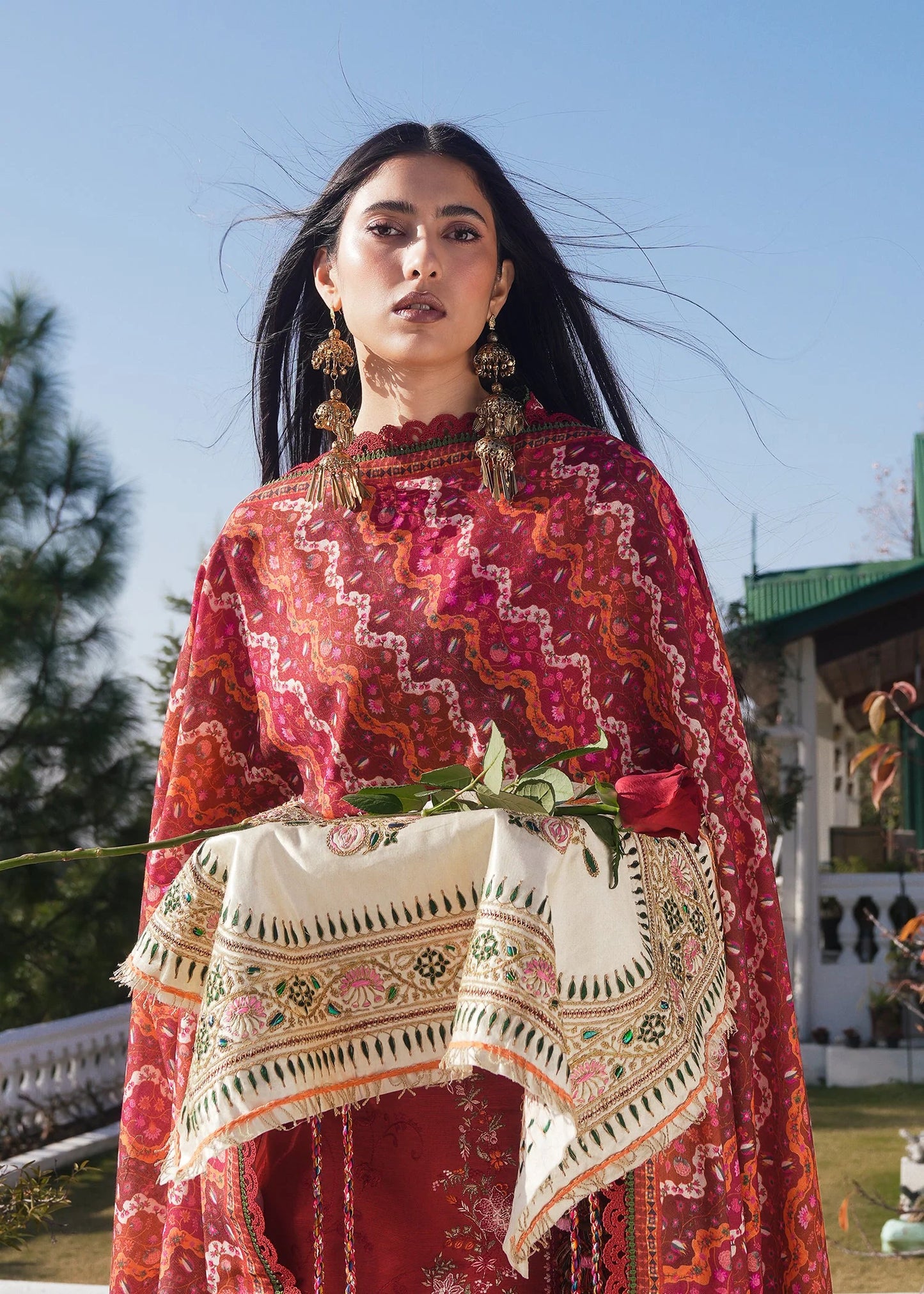 Hussain Rehar Winter Shawl'24 - Mana