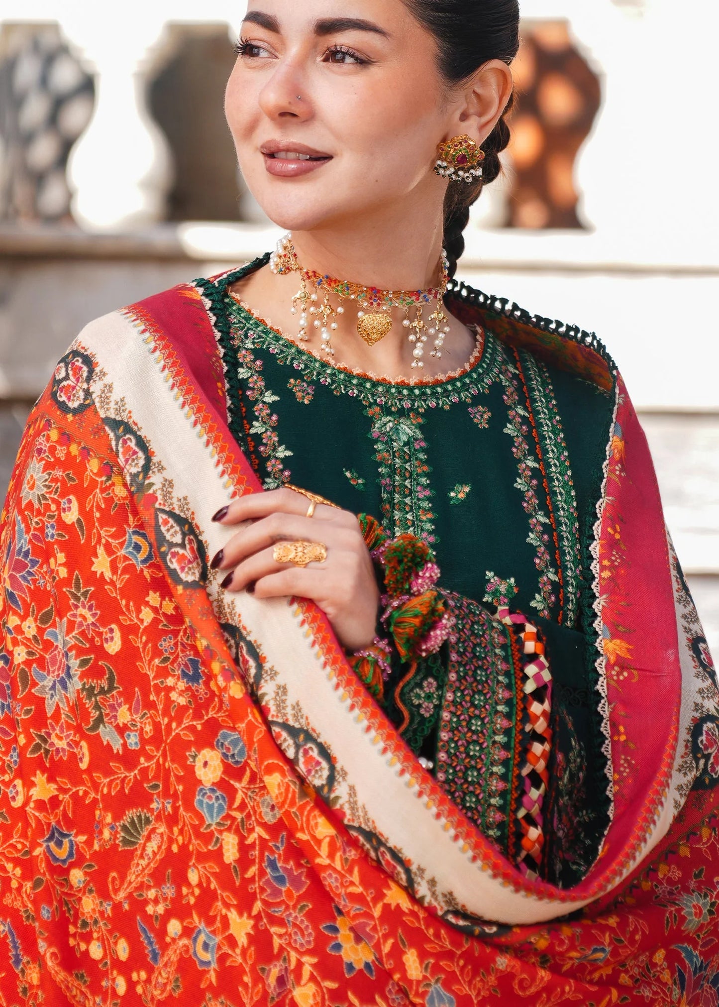 Hussain Rehar Winter Shawl'24 - Masarrah