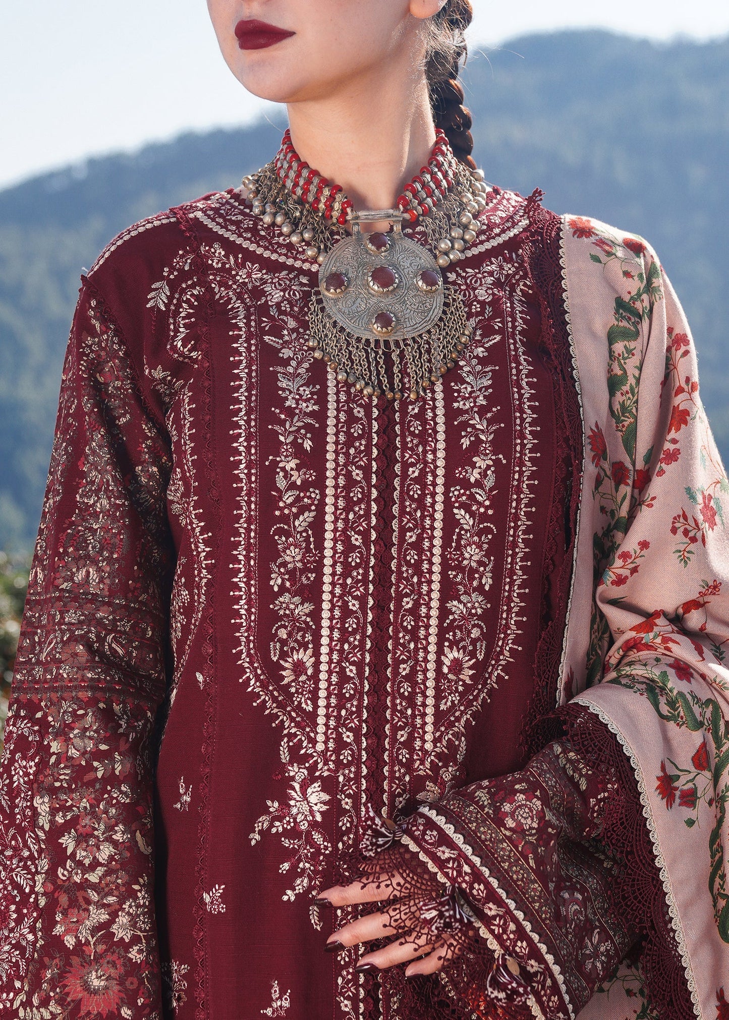 Hussain Rehar Winter Shawl'24 - Zaran
