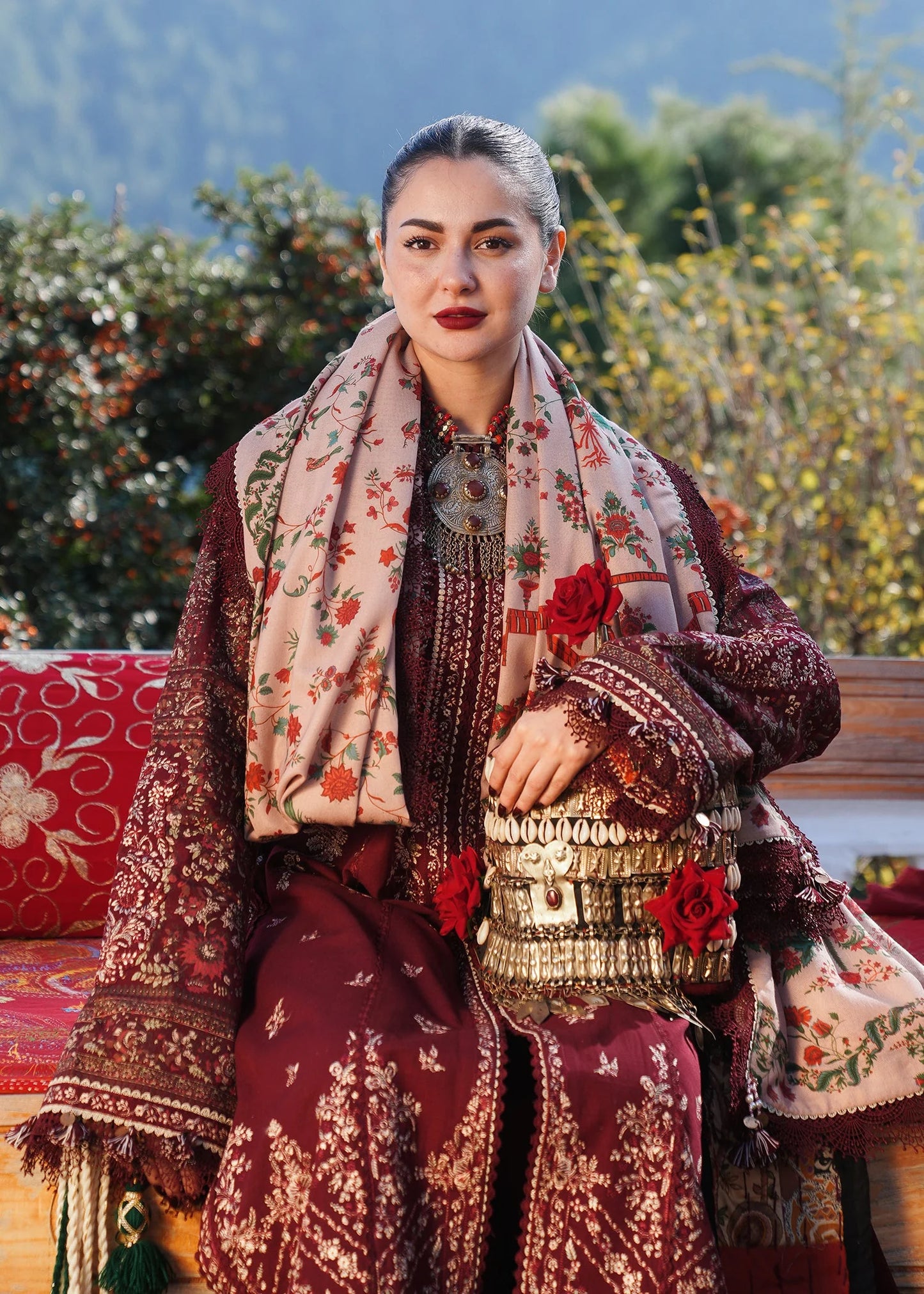Hussain Rehar Winter Shawl'24 - Zaran