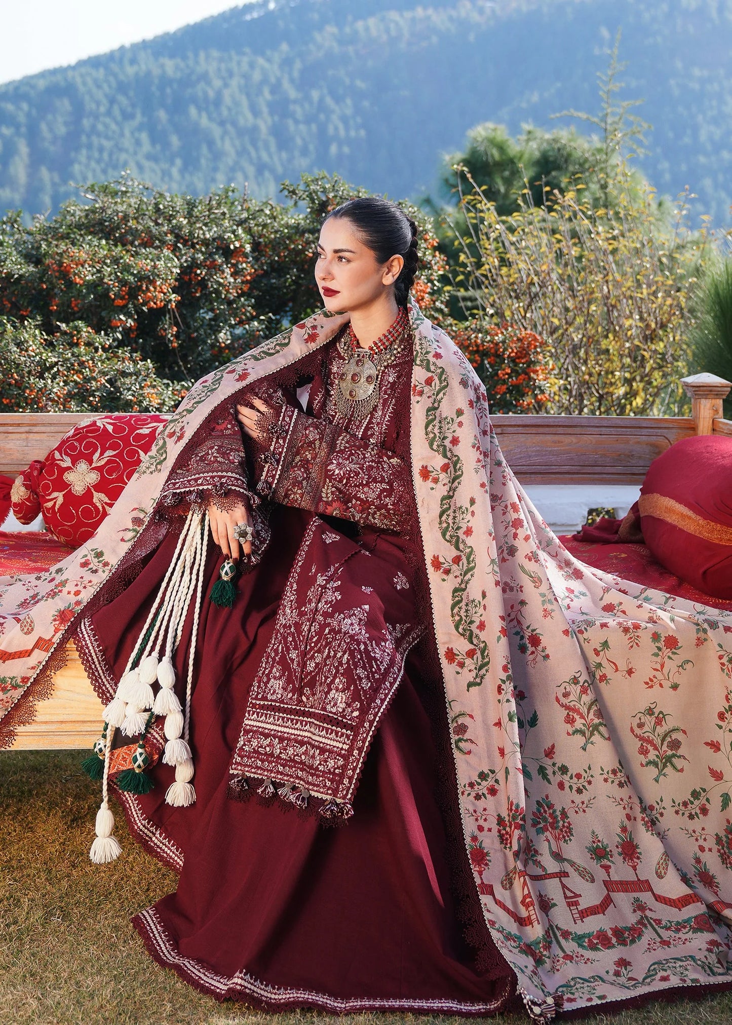 Hussain Rehar Winter Shawl'24 - Zaran