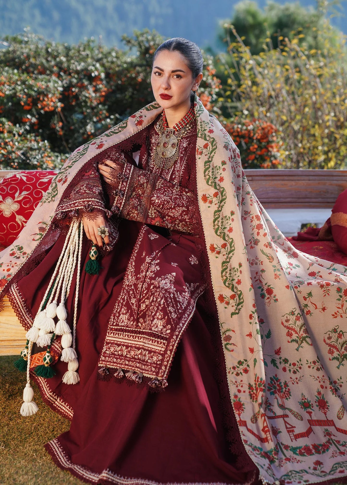 Hussain Rehar Winter Shawl'24 - Zaran