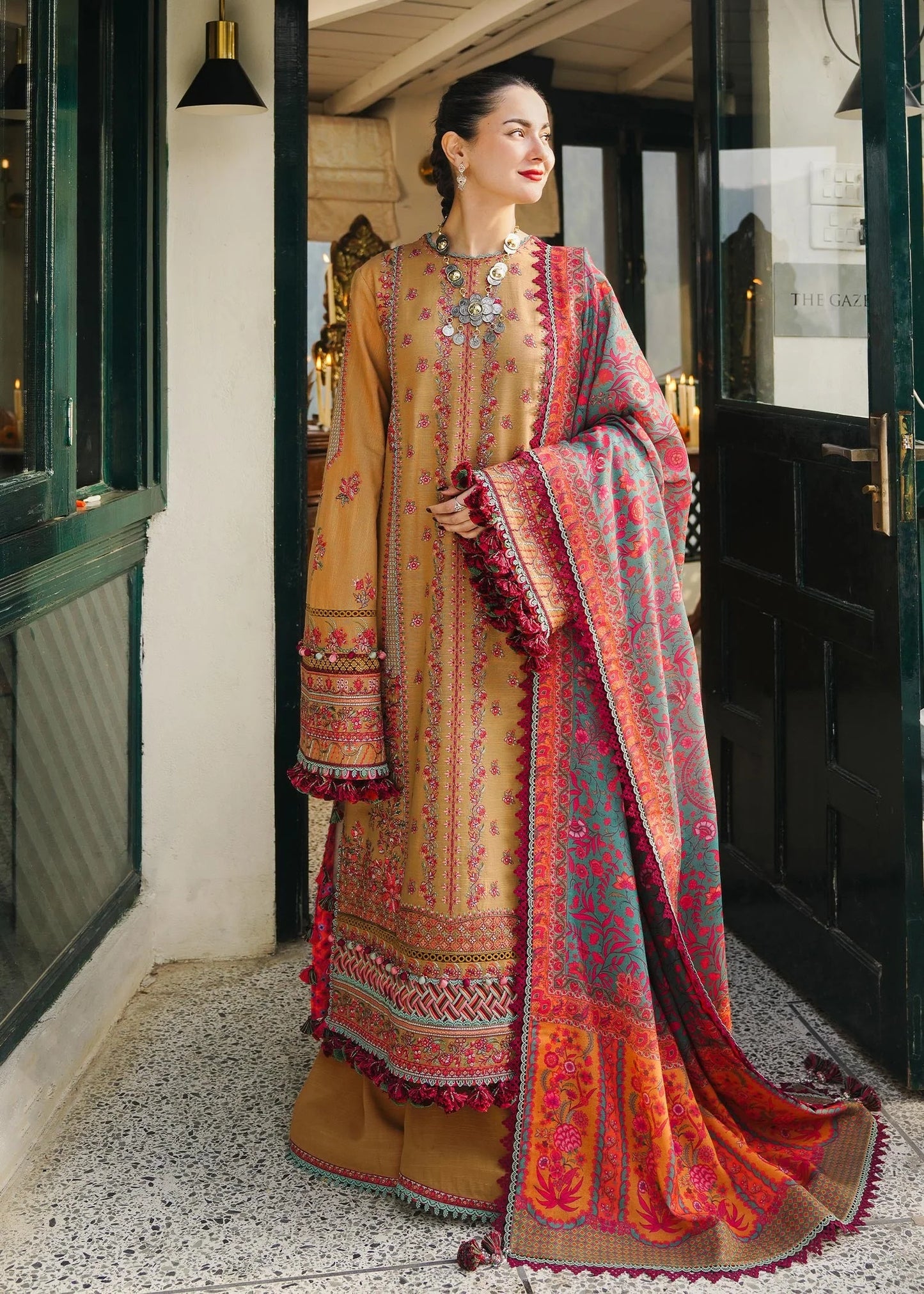 Hussain Rehar Winter Shawl'24 - Horain