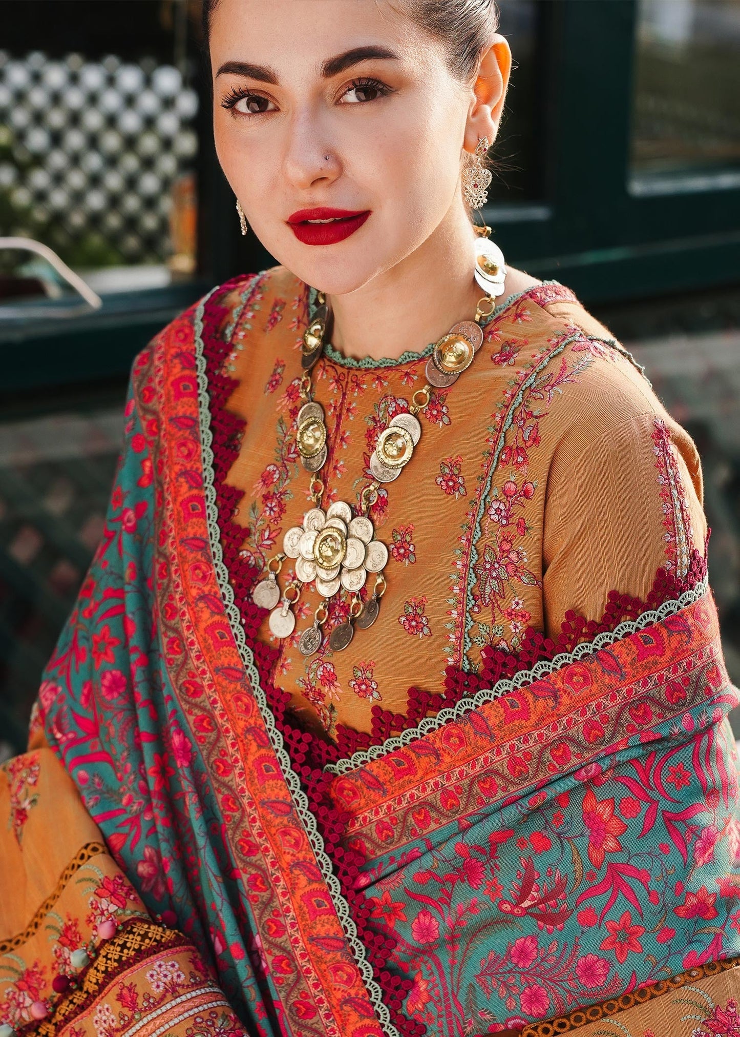 Hussain Rehar Winter Shawl'24 - Horain
