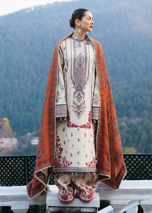 Hussain Rehar Winter Shawl'24 - Almas