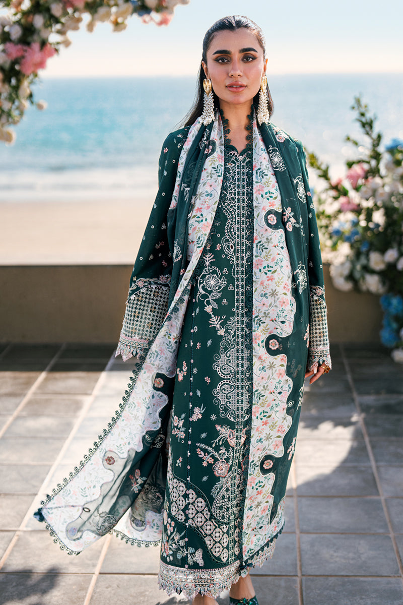 Qalamkar Luxury Lawn | Sahil 2025 | FK-13 ELIZA