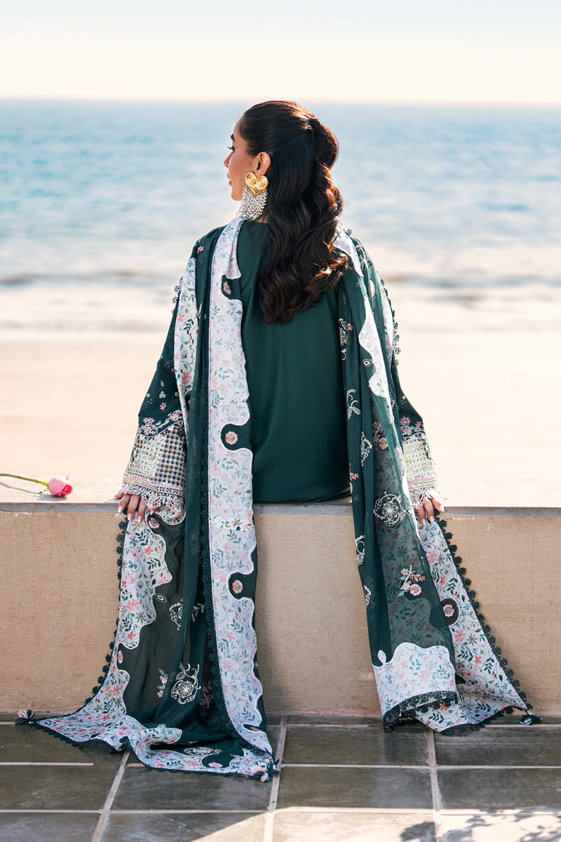 Qalamkar Luxury Lawn | Sahil 2025 | FK-13 ELIZA