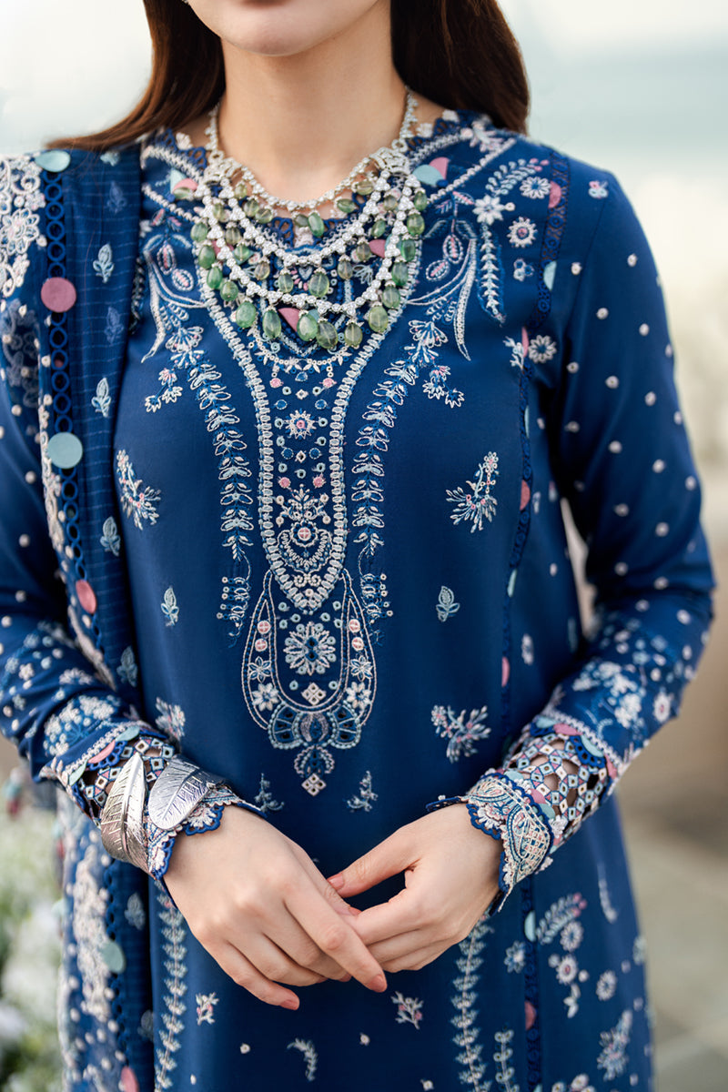 Qalamkar Luxury Lawn | Sahil 2025 | FK-05 AURORA