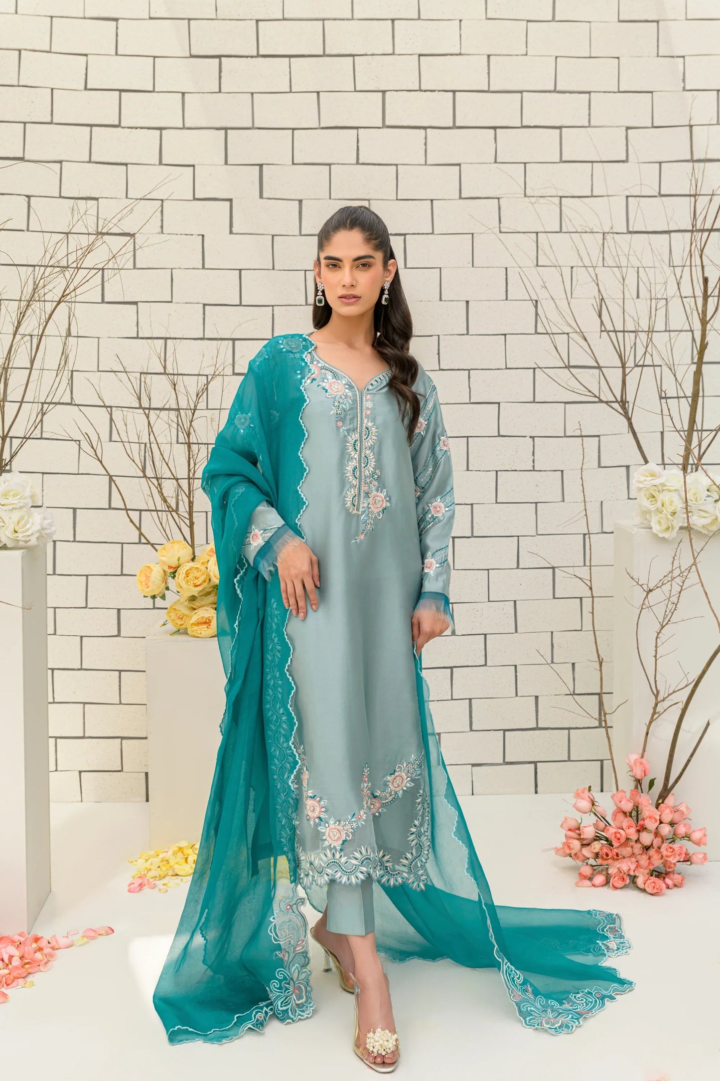 Flairs Studio Freya, Festive Wear'24 - Blue Blast