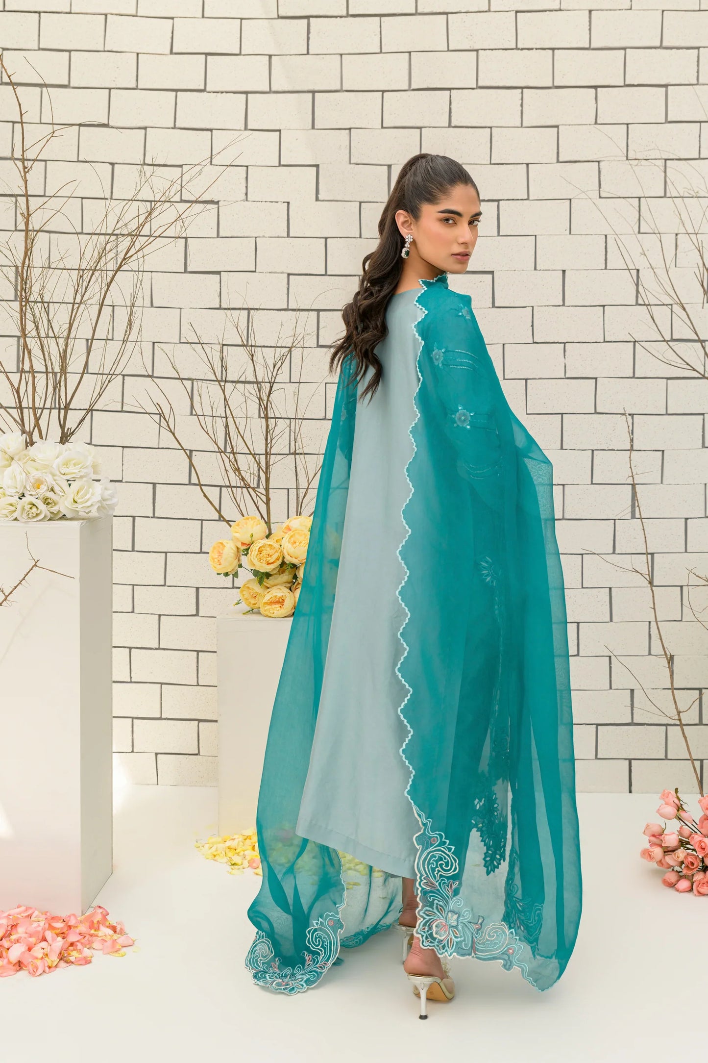 Flairs Studio Freya, Festive Wear'24 - Blue Blast