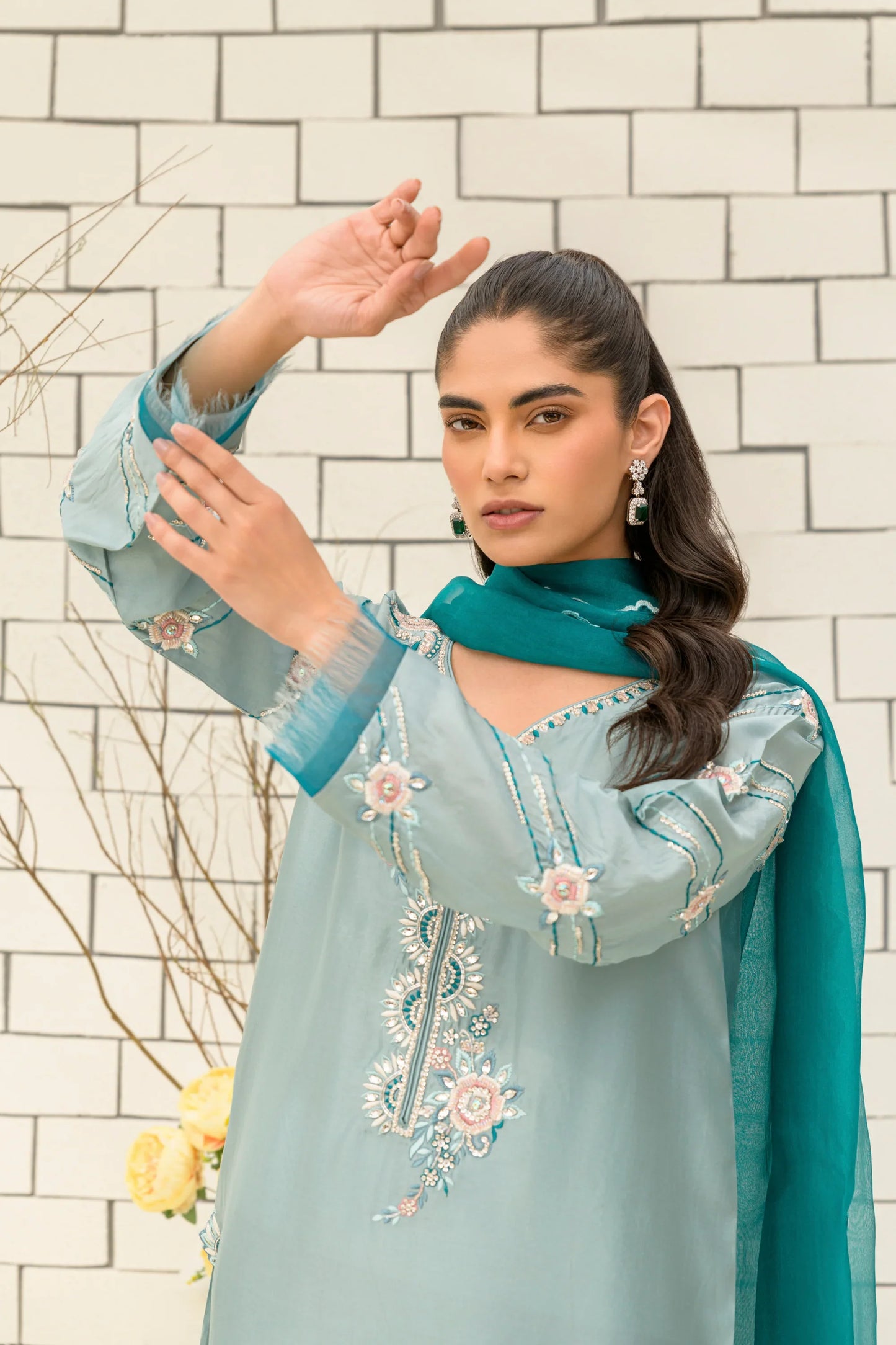 Flairs Studio Freya, Festive Wear'24 - Blue Blast
