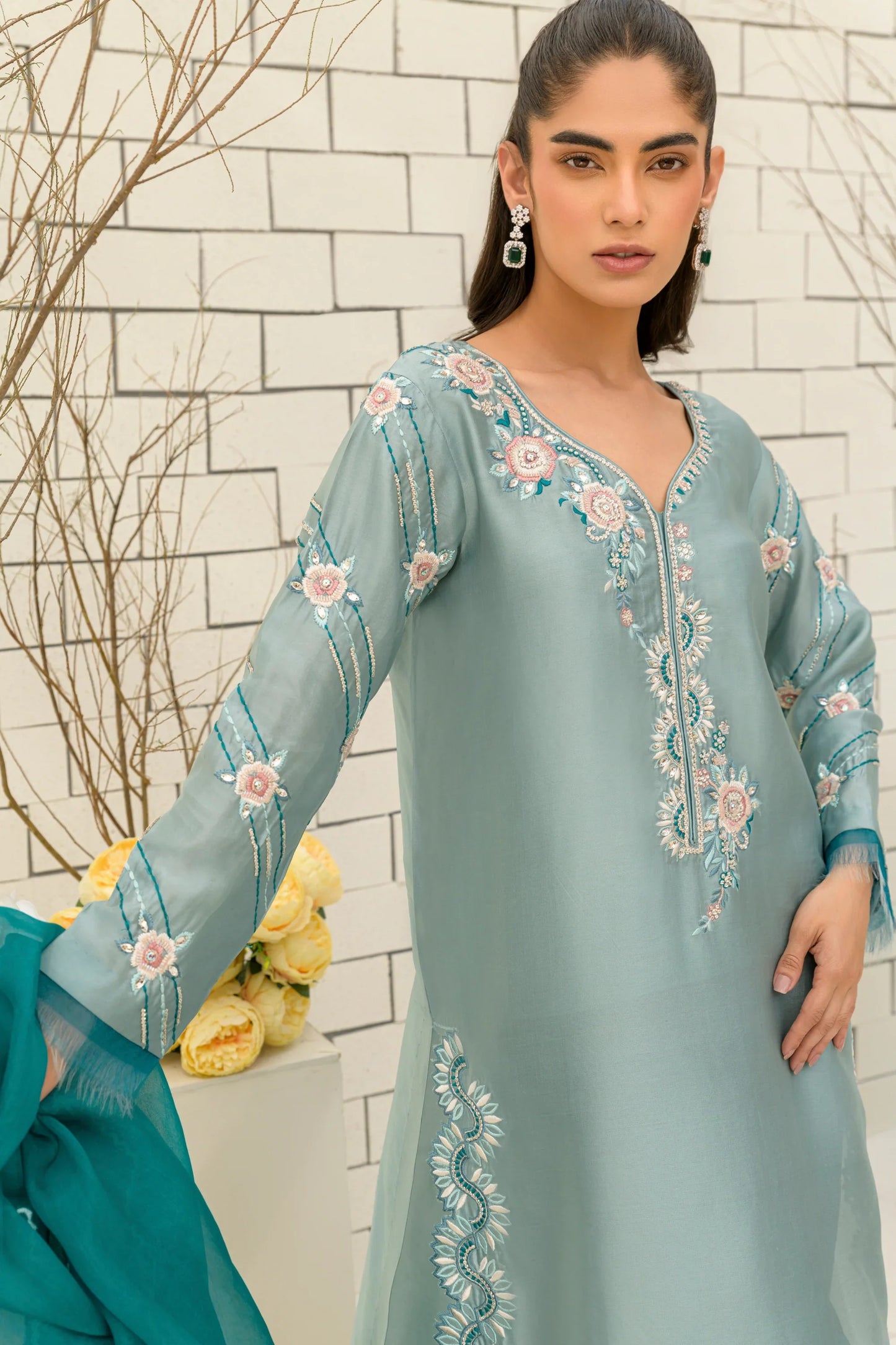 Flairs Studio Freya, Festive Wear'24 - Blue Blast