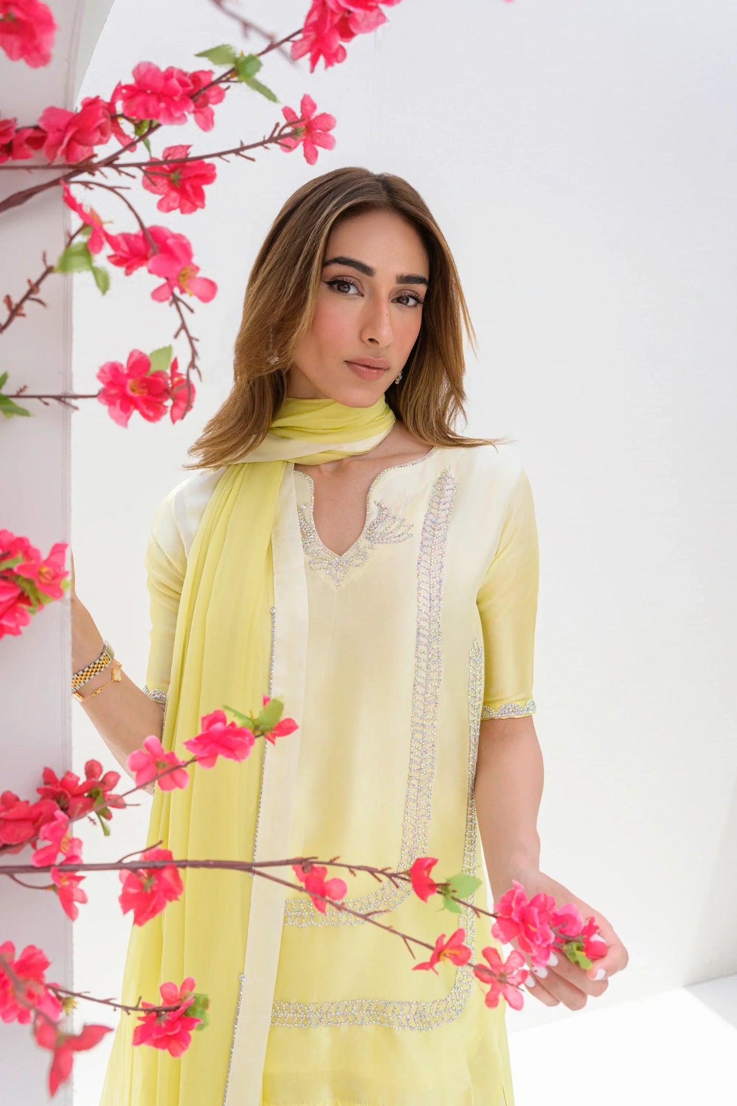 Flairs Studio Stelle Eid Edit II'25- ButterCup