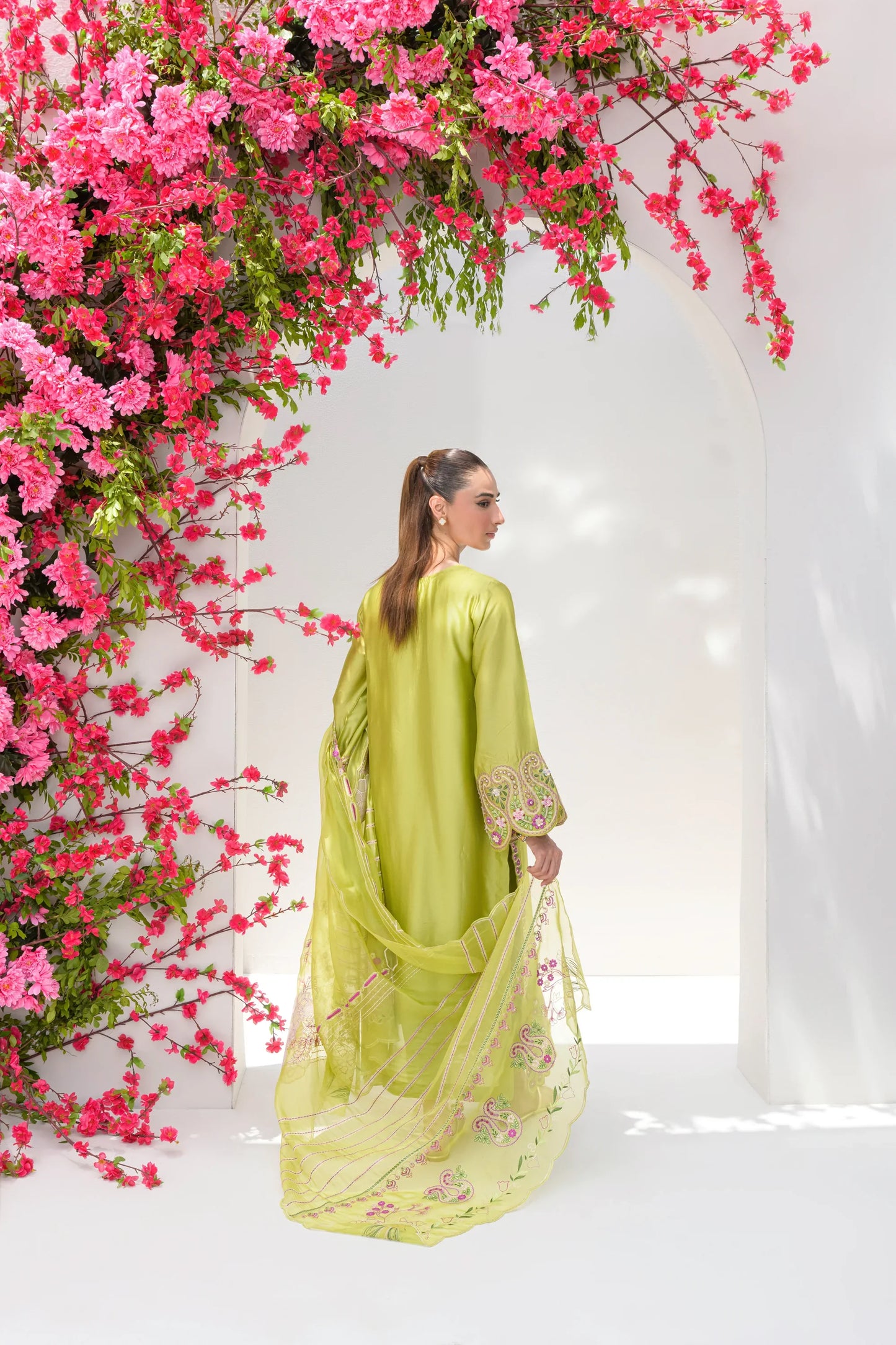 Flairs Studio Stelle Eid Edit II'25- Avocado
