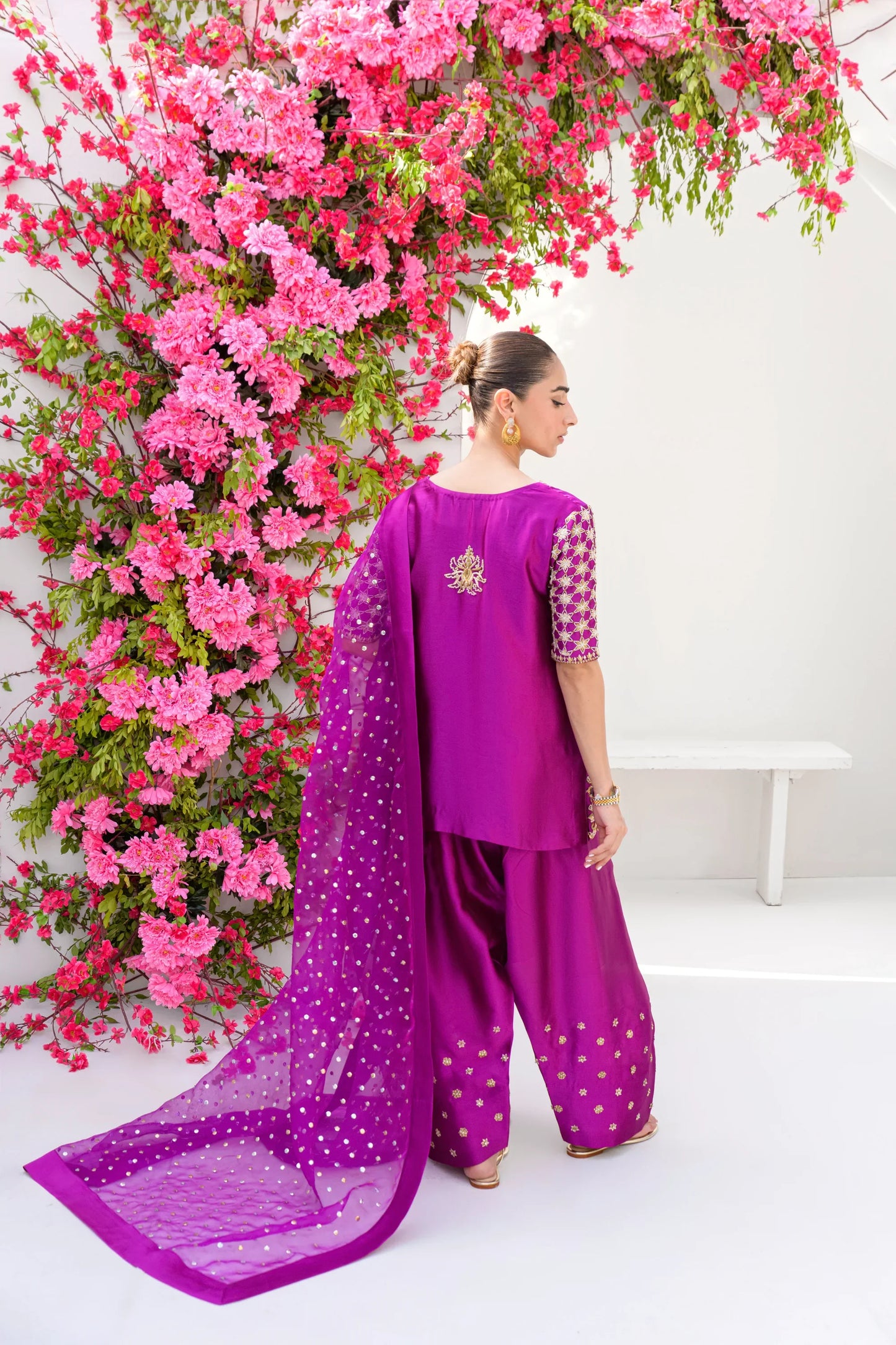 Flairs Studio Stelle Eid Edit II'25- Plum Pop