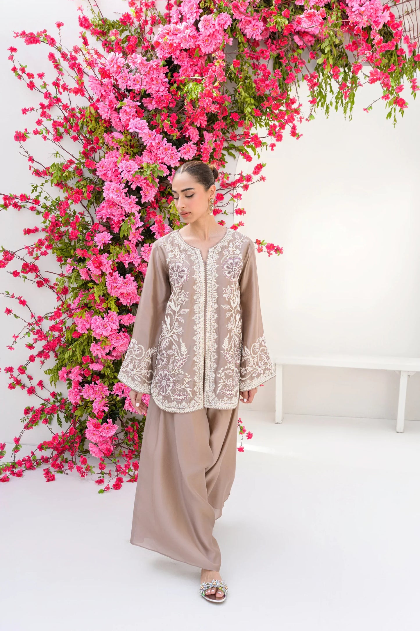 Flairs Studio Stelle Eid Edit II'25- Muted Pink