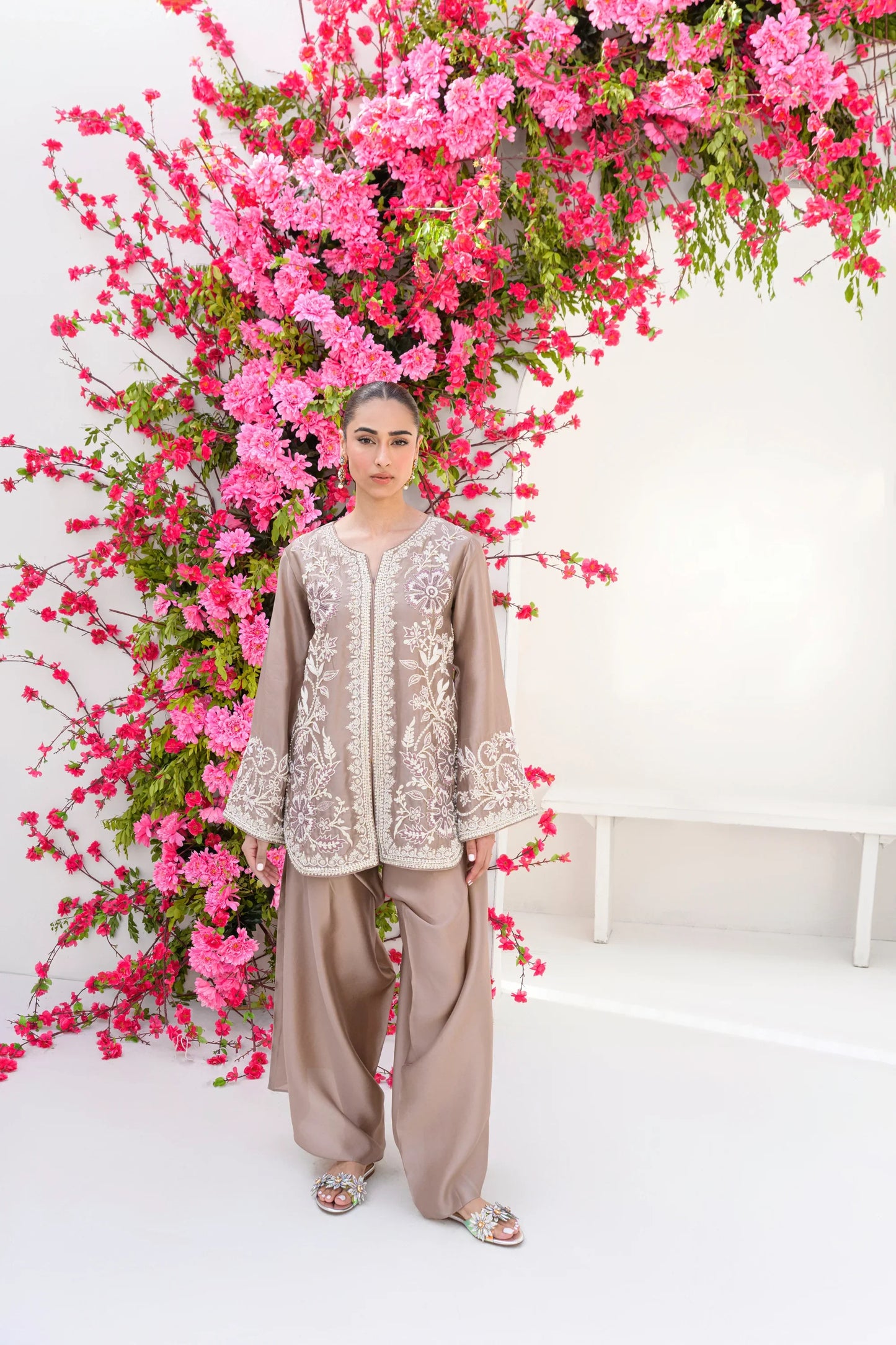 Flairs Studio Stelle Eid Edit II'25- Muted Pink
