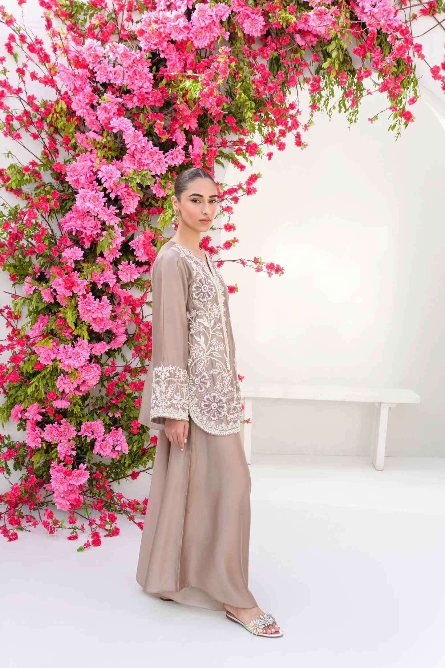 Flairs Studio Stelle Eid Edit II'25- Muted Pink