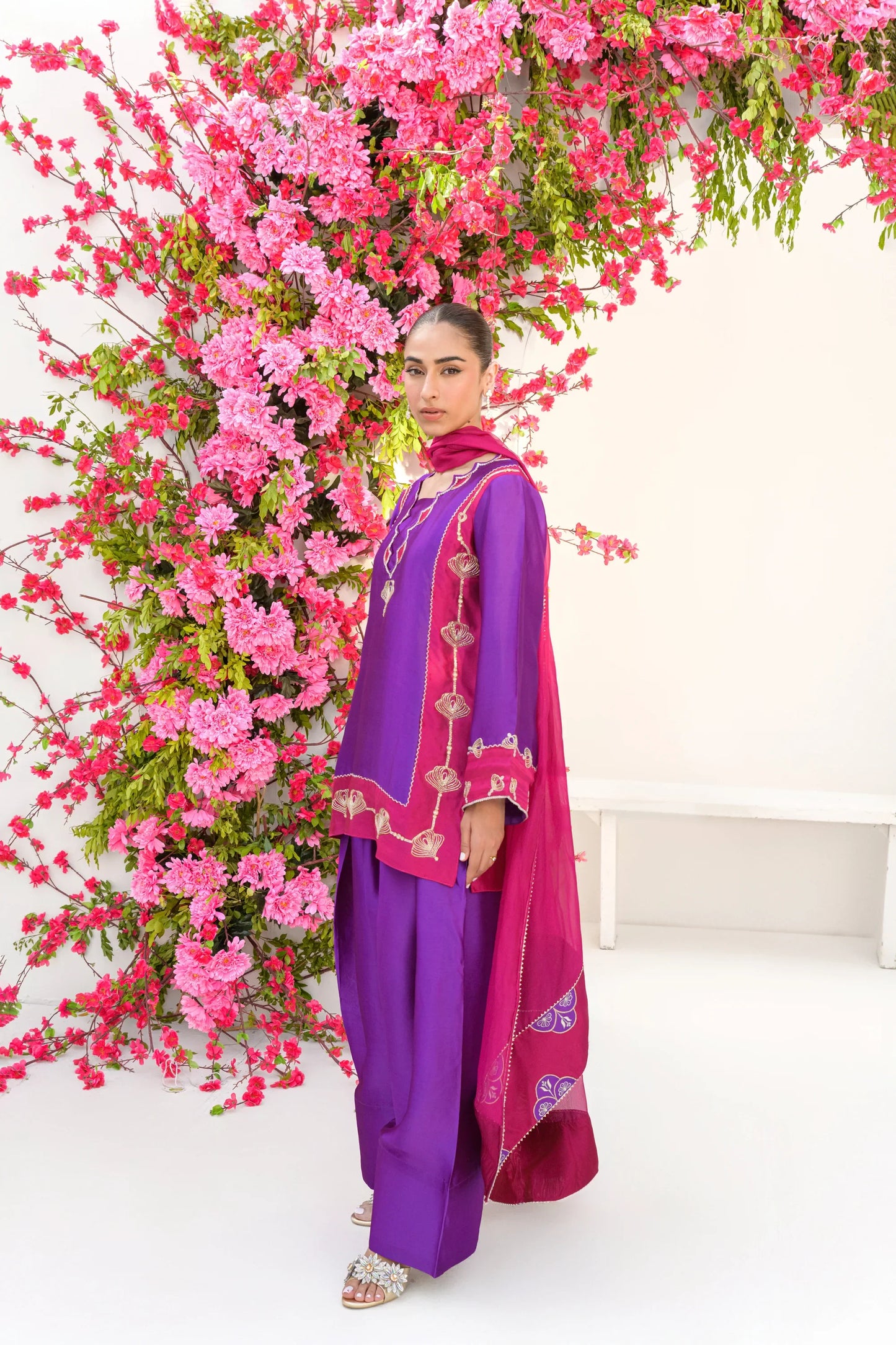 Flairs Studio Stelle Eid Edit II'25- Rosy Plum