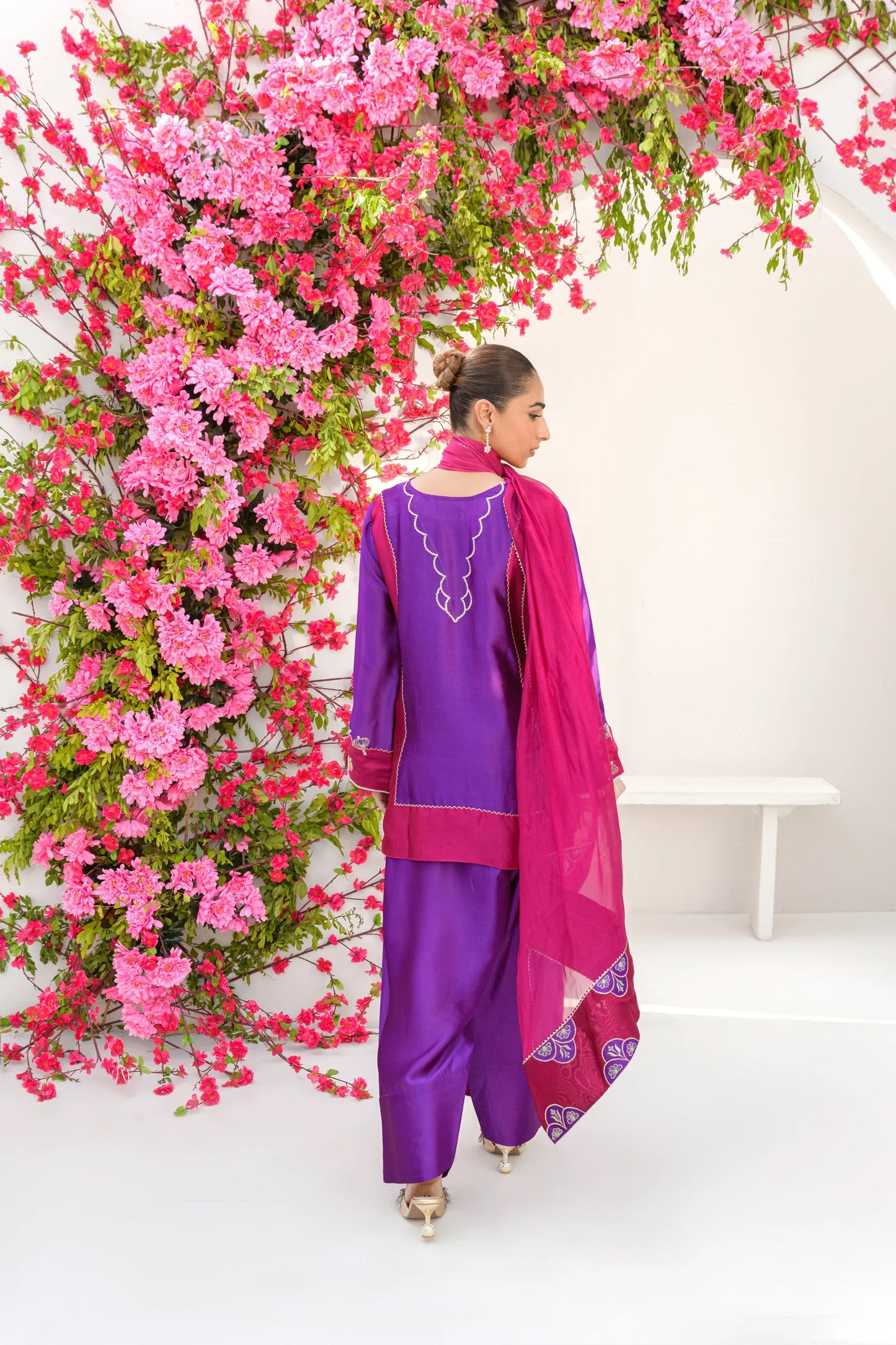 Flairs Studio Stelle Eid Edit II'25- Rosy Plum