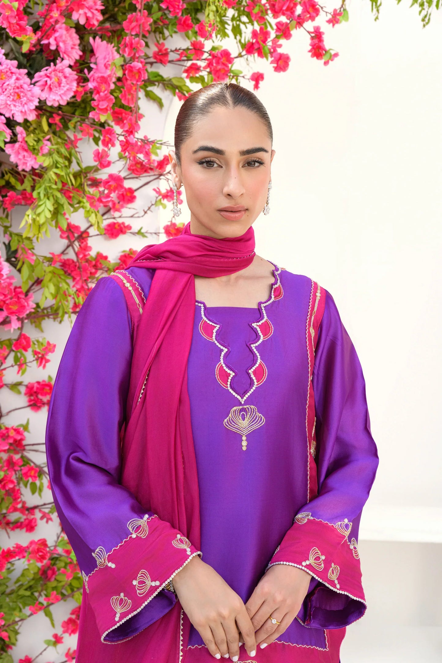 Flairs Studio Stelle Eid Edit II'25- Rosy Plum