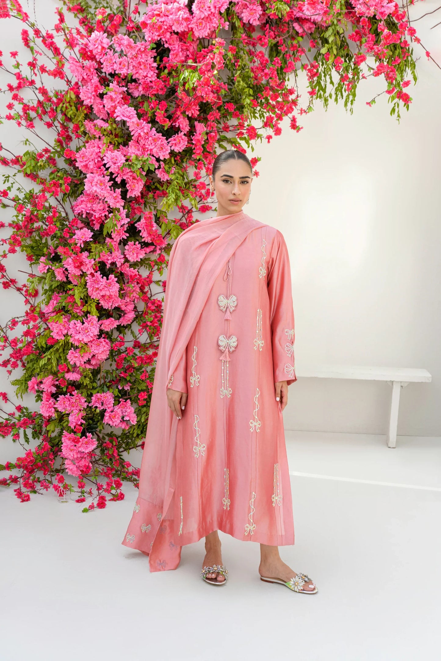Flairs Studio Stelle Eid Edit II'25- Peach Sorbet
