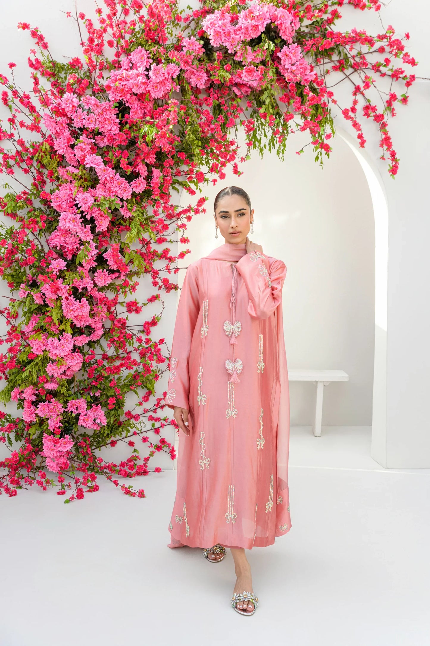 Flairs Studio Stelle Eid Edit II'25- Peach Sorbet