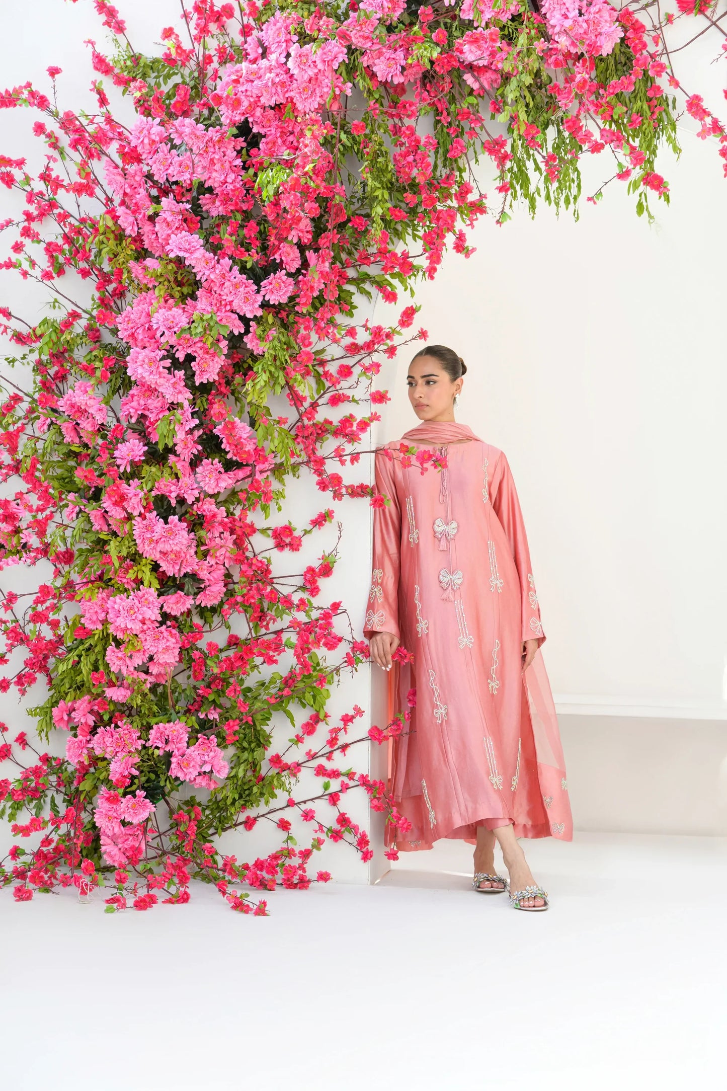 Flairs Studio Stelle Eid Edit II'25- Peach Sorbet
