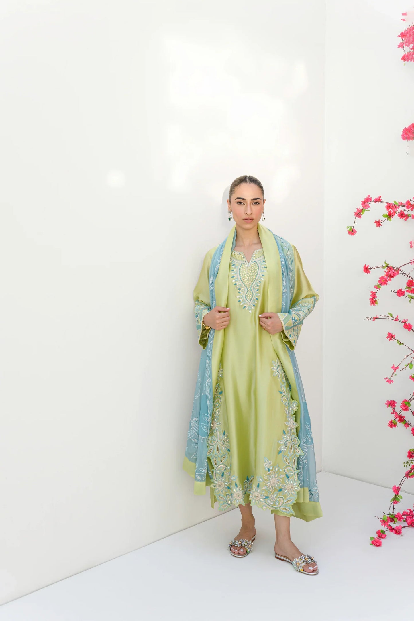 Flairs Studio Stelle Eid Edit II'25- Mint Margarita